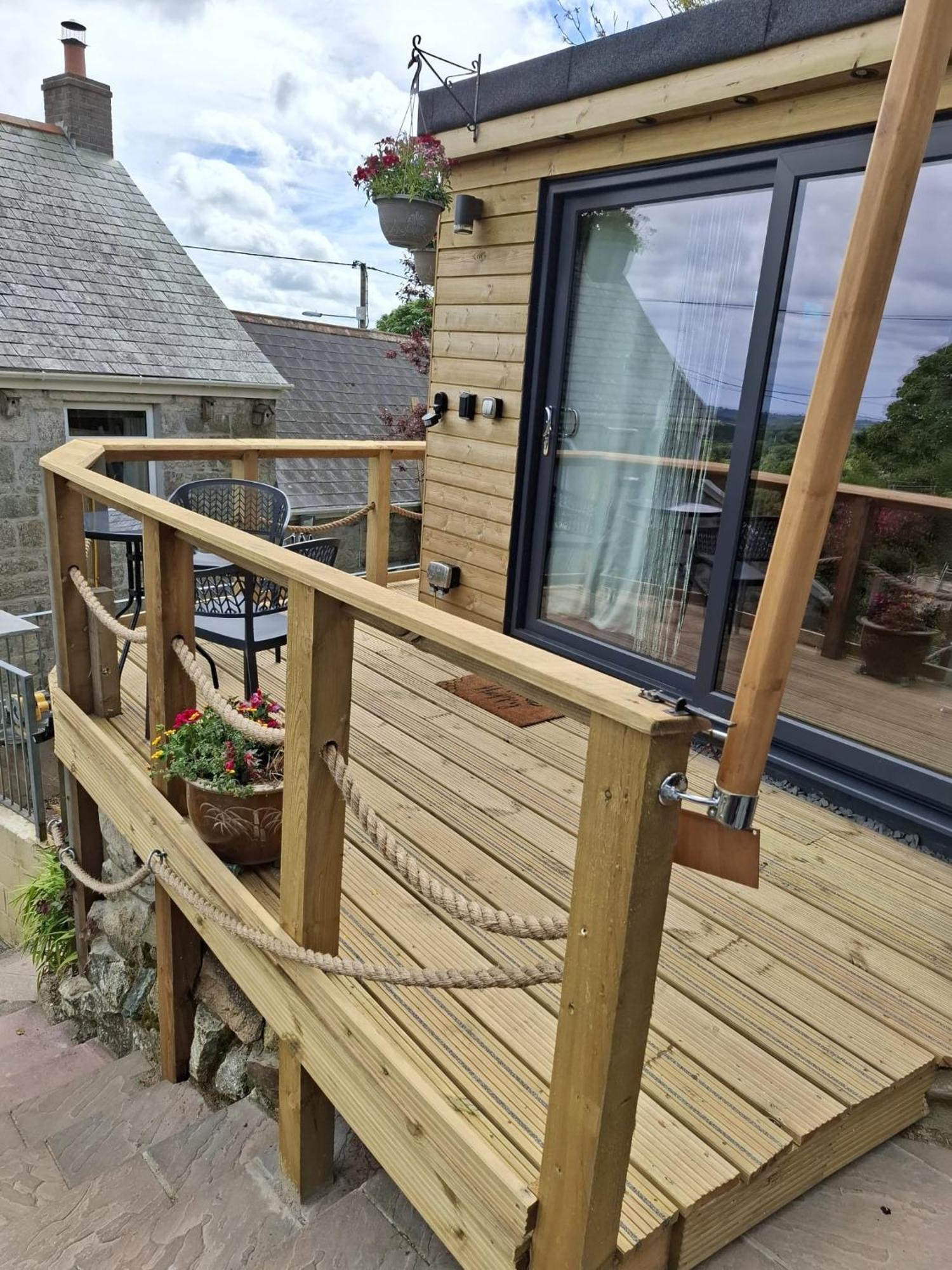 Cosy Cornish Cabin سانت أوستيل المظهر الخارجي الصورة